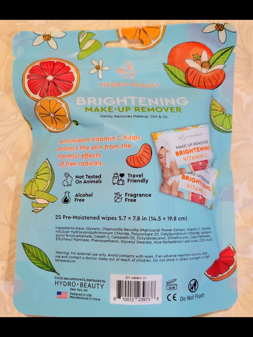 🍊Vitamin C Brightening Make-Up Remover Wipes🍋 - Picture 2 of 2